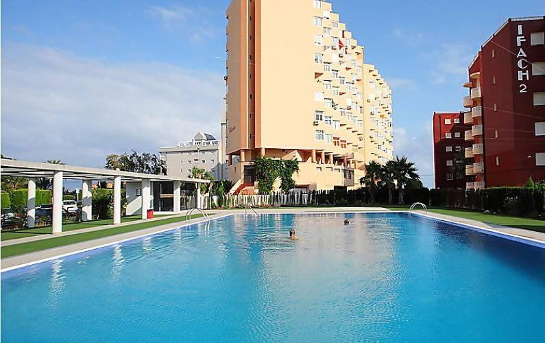 Apartamento 1ra Linea piscina y parking Calpe Esterno foto