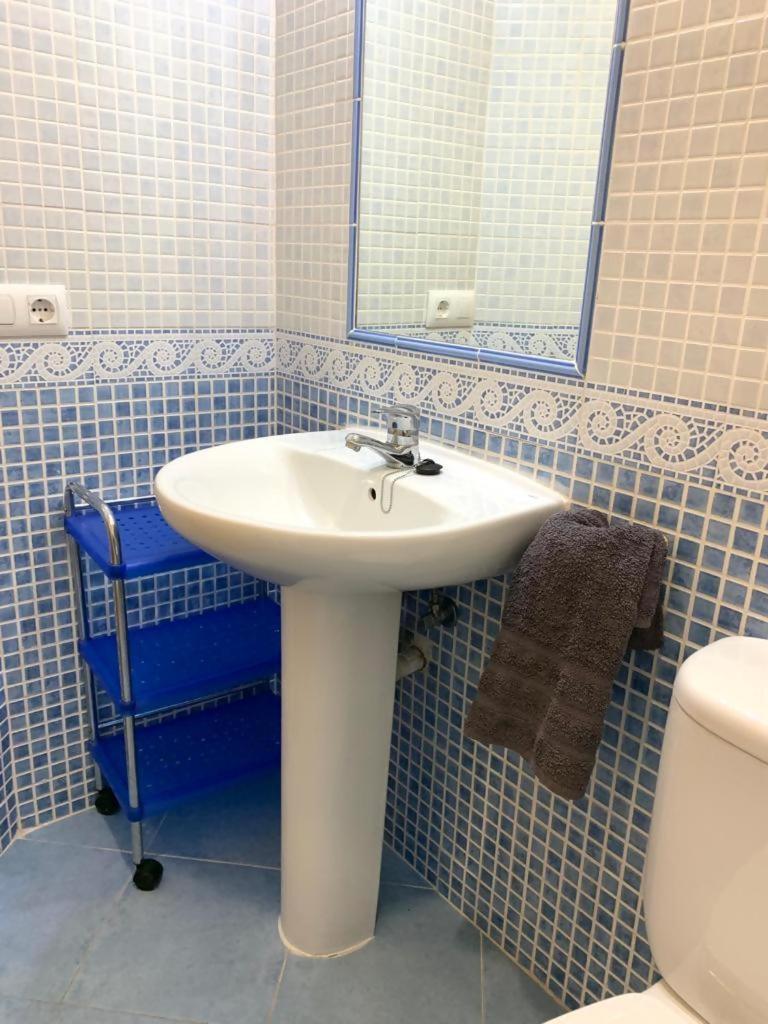 Apartamento 1ra Linea piscina y parking Calpe Esterno foto